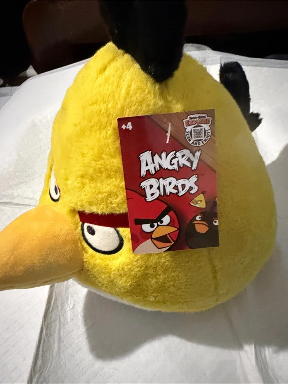 Angry Birds Yellow Plush Bird Toy - Official Angry Birds